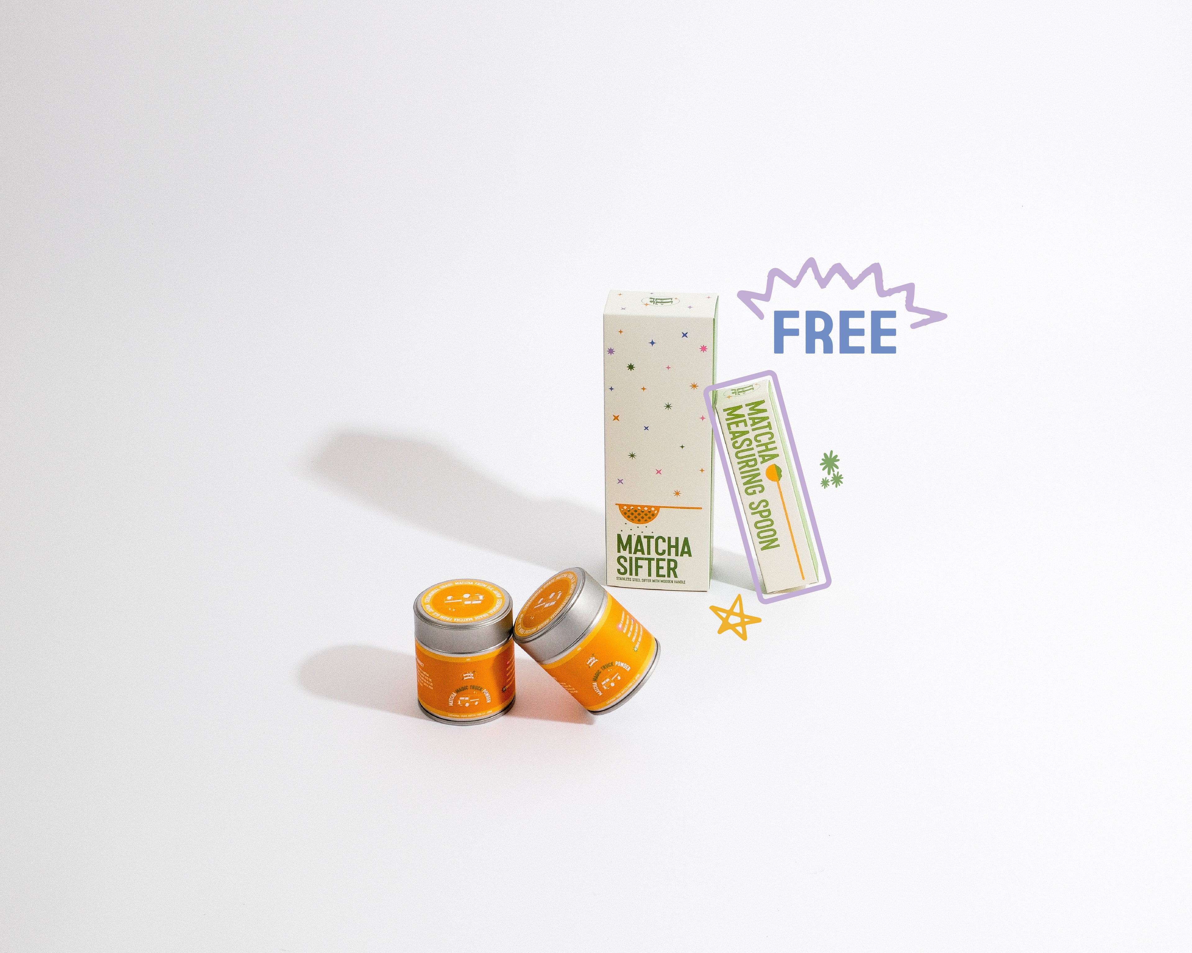 2 Uji Tins (2 x 40g) + Sifter (Free Spoon)