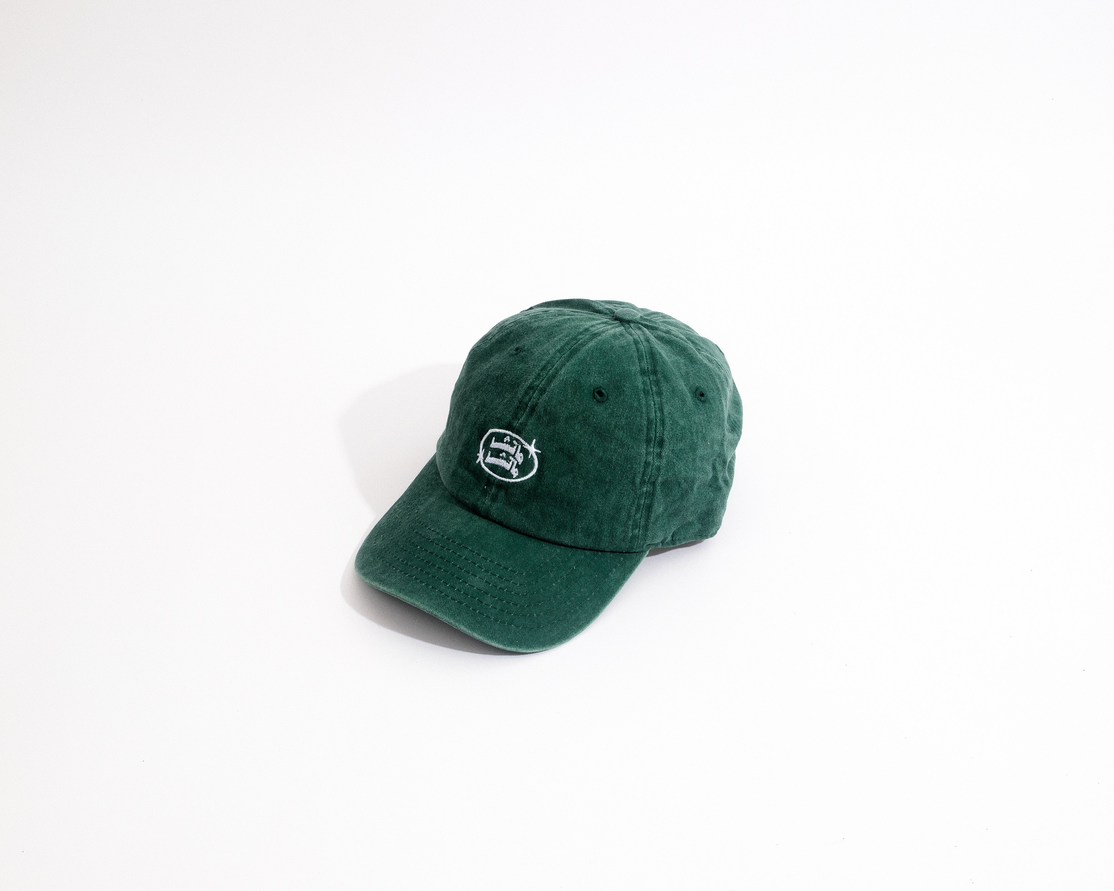 Dark Green Matcha Matcha Hat with Logo