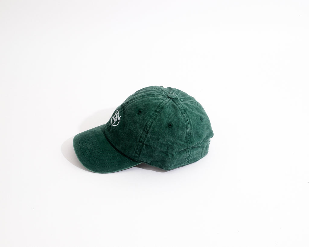 Dark Green Matcha Matcha Hat with Logo
